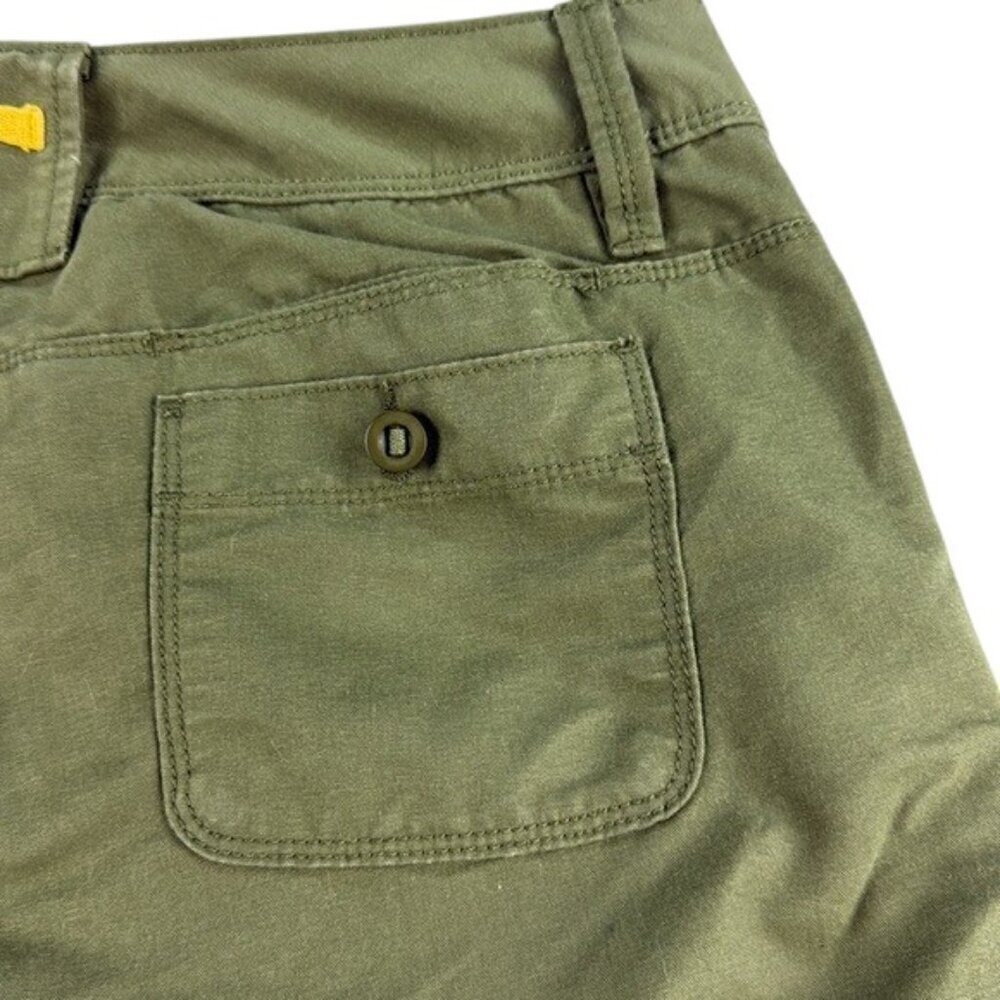 Lands' End Pants Cargo Lined Mid Weight Green Women's Size 8 - Picture 3 of 10